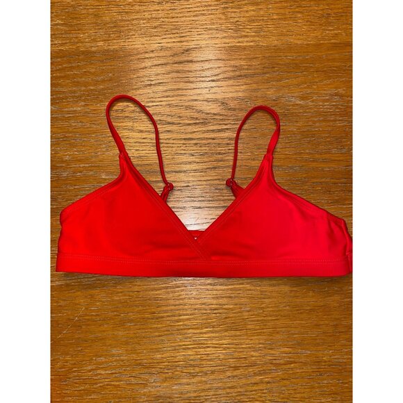 Red Triangle Bikini Set  Swimwear - Picture 3 of 4